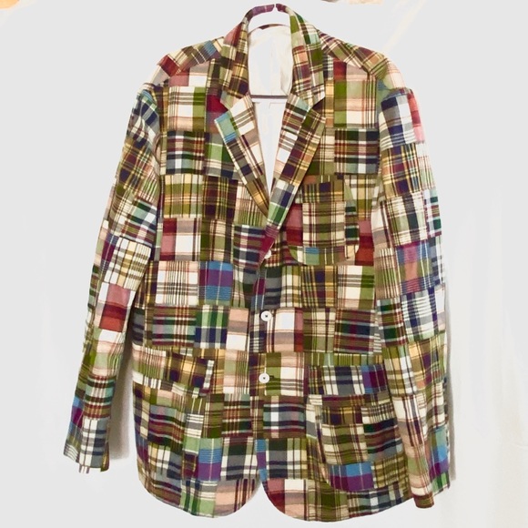 ralph lauren madras jacket